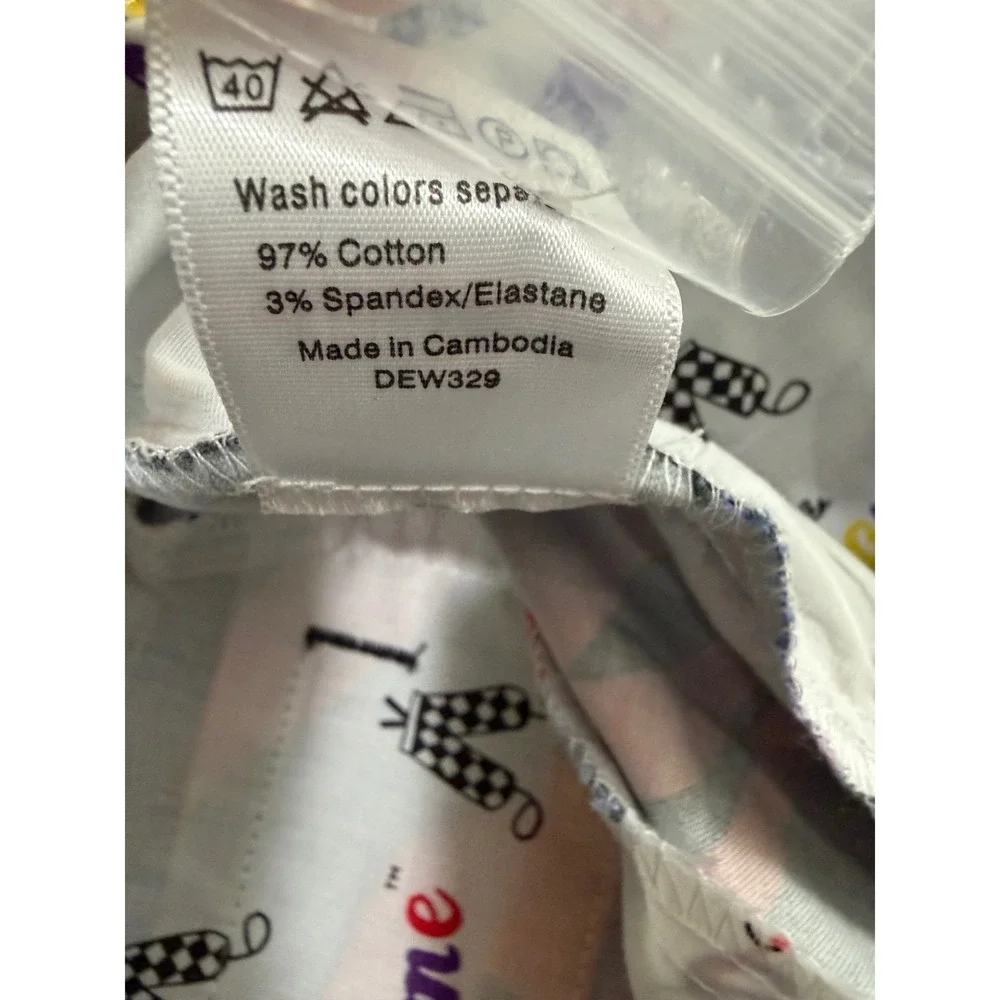 Royal & Awesome Mens Rainbow Zebra Golf Shorts size 38 Multi Color Stretch EUC‎